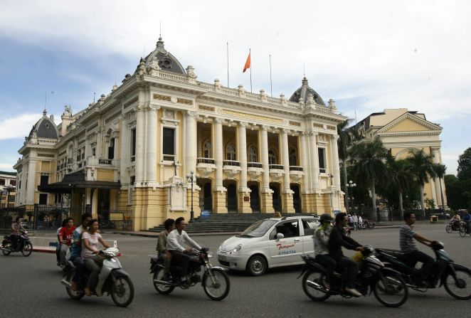 Completed in 1911, the Hanoi Opera House is still an active part of Vietnam's contemporary fine arts scene.