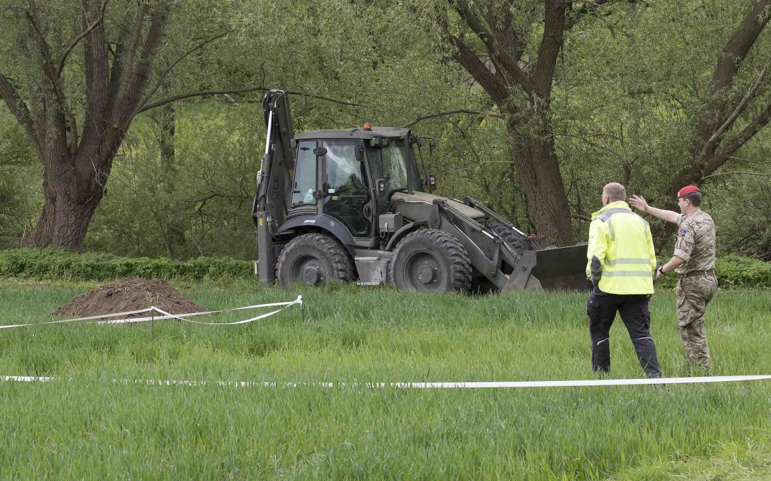 The UK's Royal Military Police are starting a search of a riverbank this week in Paderborn, Germany.