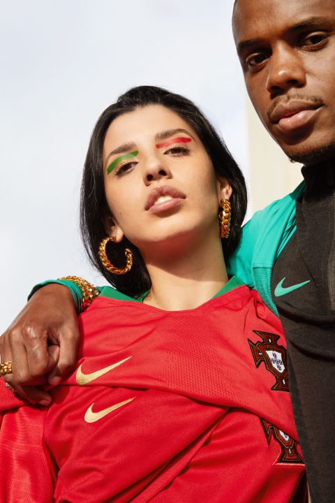 Similarly, Nike adorned its Portuguese kits with gold swooshes and player numbers are a nod to the team's victory at the UEFA Euro 2016 tournament.