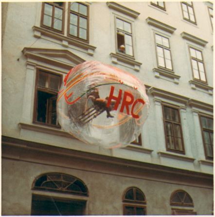 "Balloon for Two" was the very first architectural design unveiled by the firm, featuring an inflatable PVC bubble that is capable of sitting on the facade of an existing structure. It comes with seating inside that accommodates two people. The concept was created to encourage communication between people -- and in this instance, between two. 