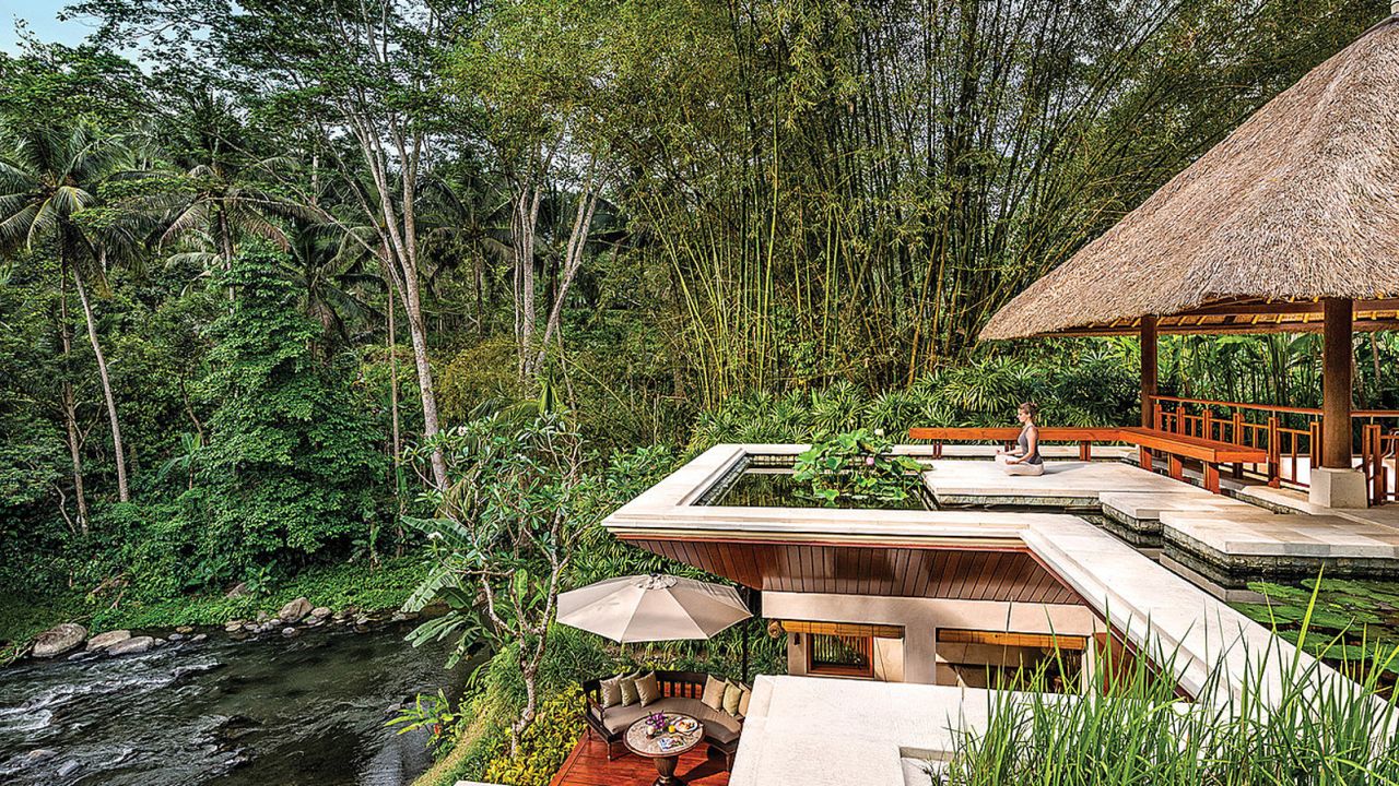Private villas have come with their own lily ponds and meditation areas.