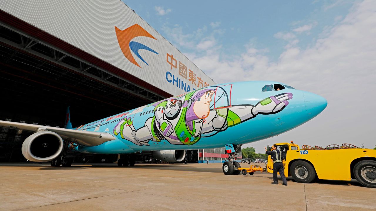 <strong>Iconic airplane:</strong> The aircraft allows guests en route to Shanghai Disney Resort to immerse themselves in the world of the Disney-Pixar classic.