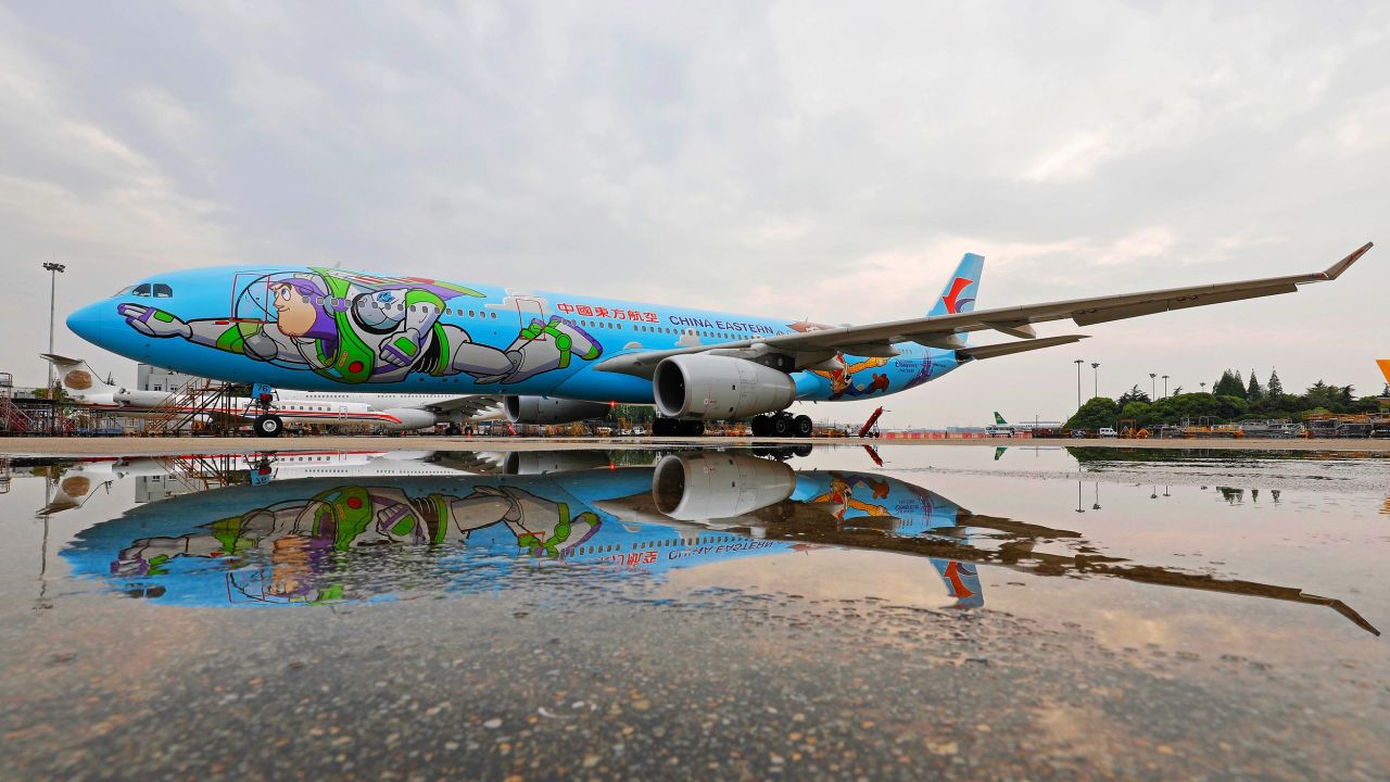 This eye-catching new plane is entirely Toy Story-themed.