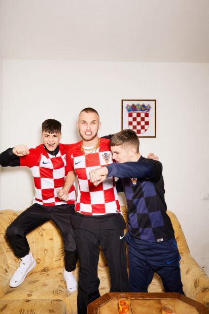 It's not all about witty design references this year. The red-and-white checkered design for Croatia's Nike-designed kit is an obvious riff on the checkered crest at the center of the Croatian flag.