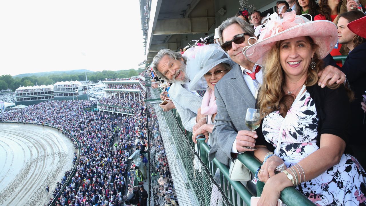 Actors Jeff and Beau Bridges attended the Kentucky Derby in 2017.