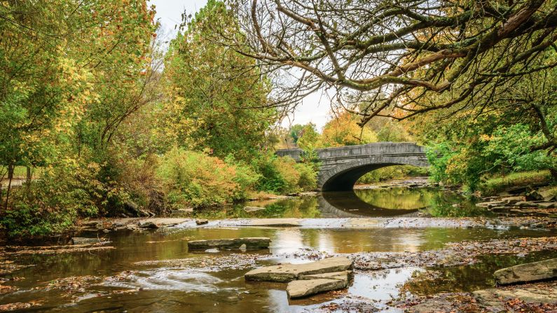 <strong>Fresh air:</strong> A series of Frederick Law Olmsted parks makes getting outside easy. The renowned landscape architecture firm created 18 parks and six parkways in Louisville including Cherokee Park, pictured.