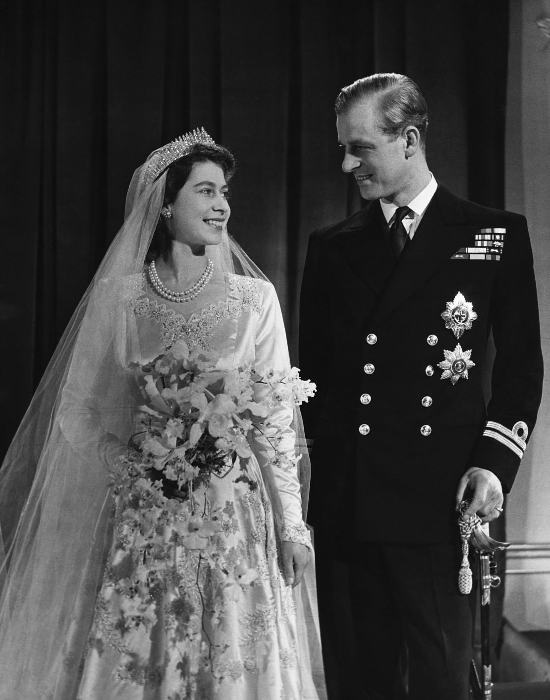 By the time Princess Elizabeth, later Queen Elizabeth II, married Phillip, Duke of Edinburgh in 1947, the white wedding dress was an international norm.