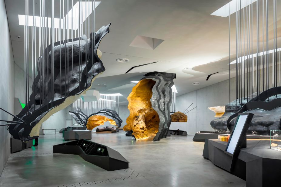 The interior hosts 20,000-year-old paintings from the Paleolithic period. 