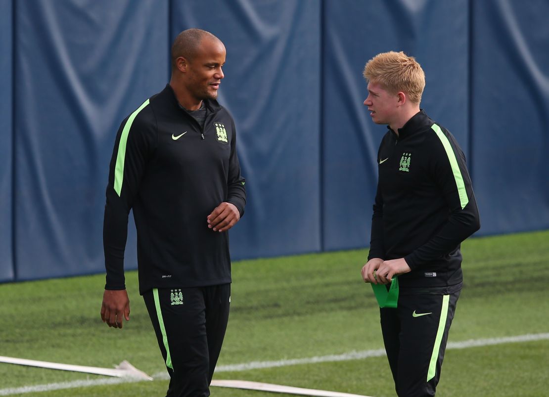 Kompany and De Bruyne are expected to be key players for Belgium at the forthcoming World Cup