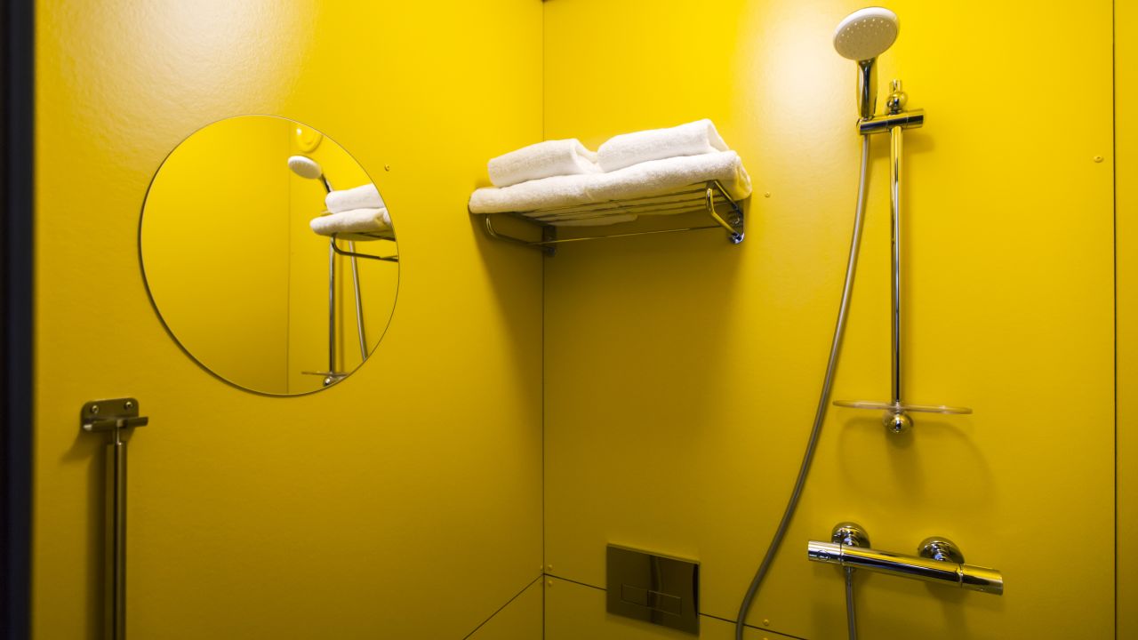 Finding room for a bathroom is difficult.