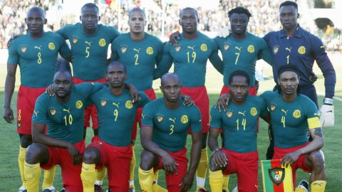 Puma's Cameroon full body suit for the 2004 African Cup of Nations was banned by FIFA for not following its regulation guide.