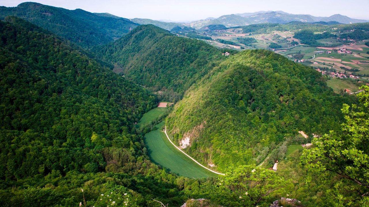 <strong>Kozjansko Regional Park: </strong>The Posavje countryside, where Melania Trump grew up, is a beautiful hill-strewn region, crisscrossed by rivers. Among the most beautiful areas is <a href="http://kozjanski-park.si/?lang=en" target="_blank" target="_blank">Kozjansko Regional Park</a>, east of Sevnica.