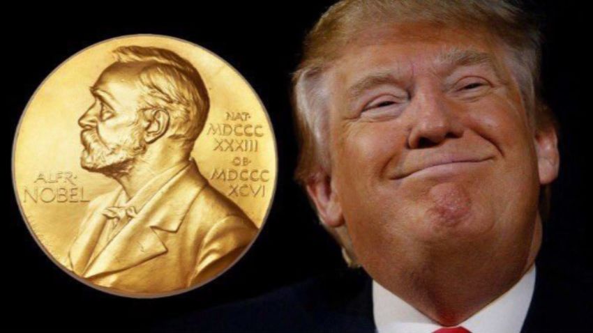 Trump Nobel Prize split