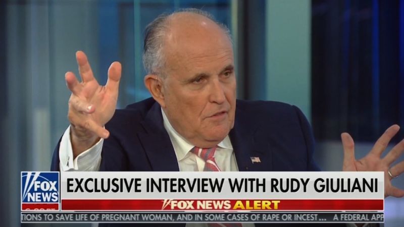 Giuliani says he revealed Trump's Stormy Daniels repayment to beat ...