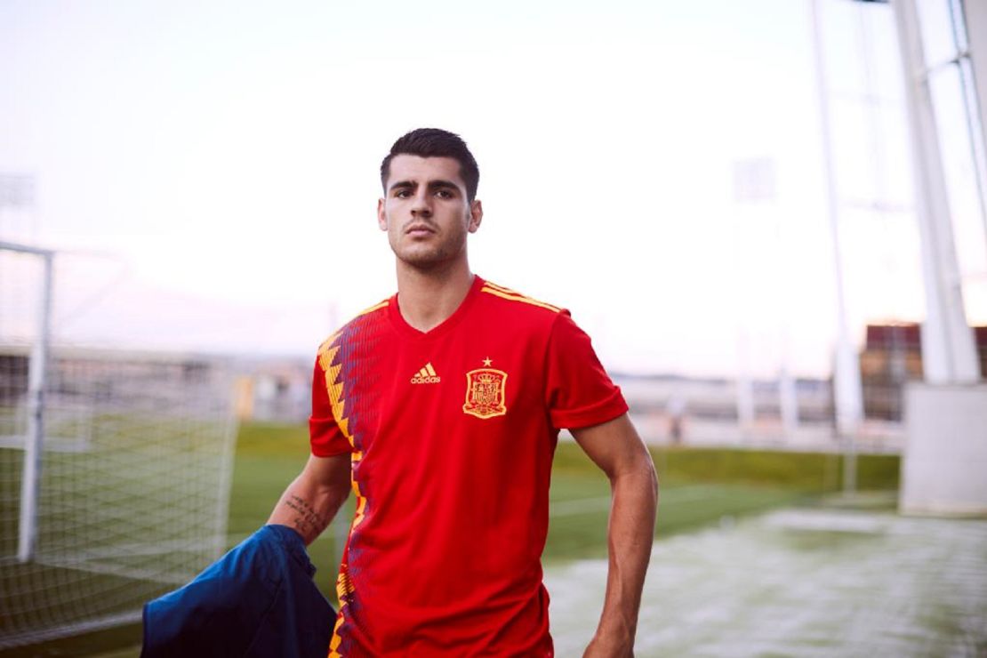 Adidas have redesigned Spain's 1994 World Cup kit for this year's competition in Russia.