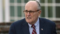 Former New York Mayor Rudy Giuliani arrives at the Trump National Golf Club Bedminster clubhouse in Bedminster, N.J. President Donald Trump's new lawyer Rudy Giuliani said Wednesday, May 2, 2018, the president repaid attorney Michael Cohen for a $130,000 payment to porn star Stormy Daniels. (AP Photo/Carolyn Kaster, File)
