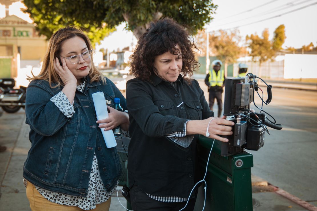 Tanya Saracho, left, with 'Vida' director Rosemarie Troche