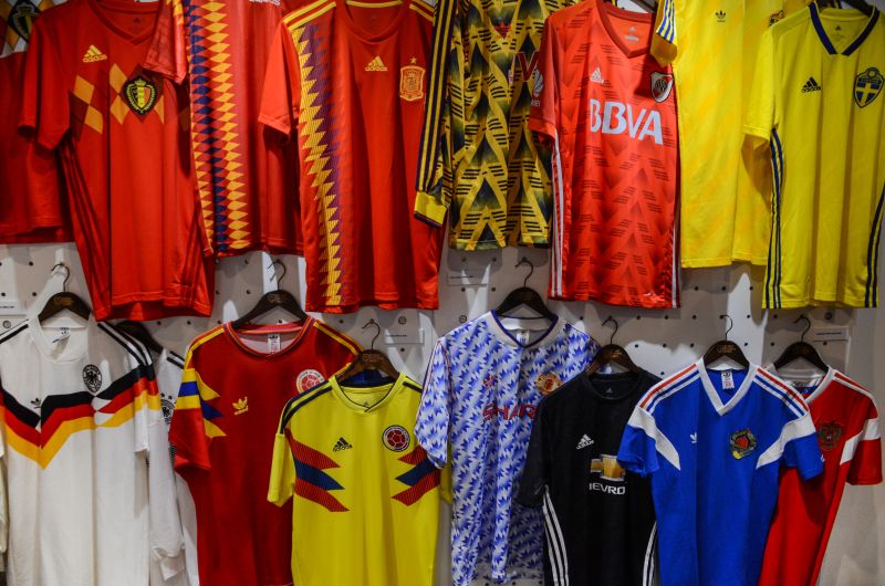 Football kits around the hot sale world