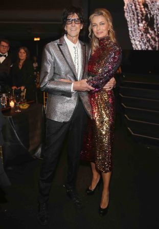 Ric Ocasek of the Cars and Paulina Porizkova attend the Rock & Roll Hall of Fame induction ceremony in Cleveland in April 2018. A few weeks later Porizkova <a href="index.php?page=&url=https%3A%2F%2Fwww.instagram.com%2Fp%2FBiR_9hZjNMp%2F%3Ftaken-by%3Dpaulinaporizkov" target="_blank" target="_blank">announced on Instagram that the couple have been separated for a year. </a>