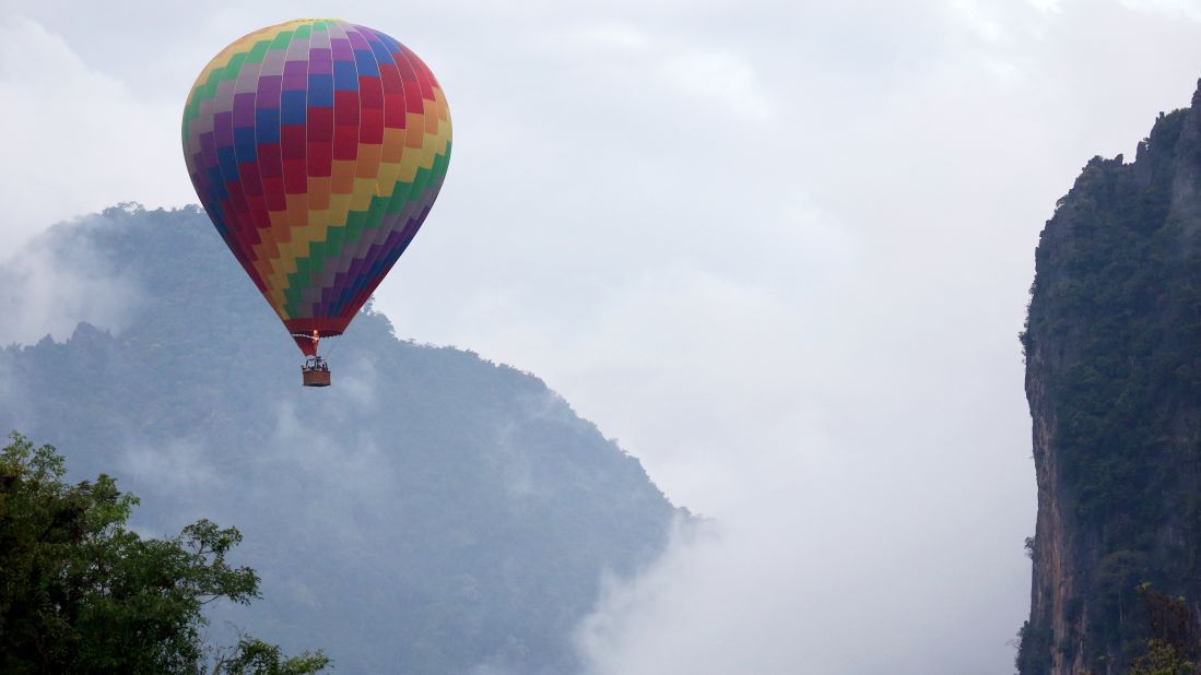 <strong>Balloon rides: </strong>Visitors searching untethered views of the spectacular landscape can climb aboard a hot air balloon. 