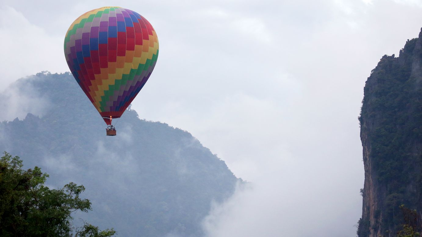 <strong>Balloon rides: </strong>Visitors searching untethered views of the spectacular landscape can climb aboard a hot air balloon. 