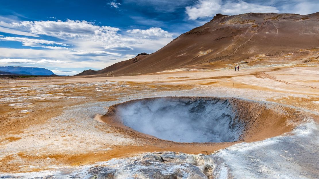 Northeastern Iceland's Krafla Volcano also doubles as the planet of Eadu in "Rogue One." It's on Eadu that Jyn Erso, played by Felicity Jones, tries to save her wounded father. 