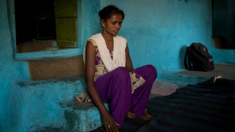 Janki Goud, 23, in her home in Madhya Pradesh.