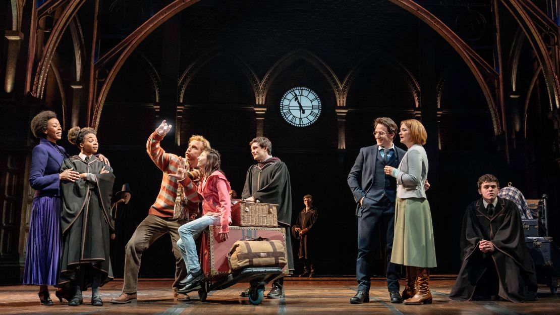 Picking up 19 years after the final Harry Potter book, "Harry Potter and the Cursed Child" tells the story of the original book's characters and their school-aged children. 