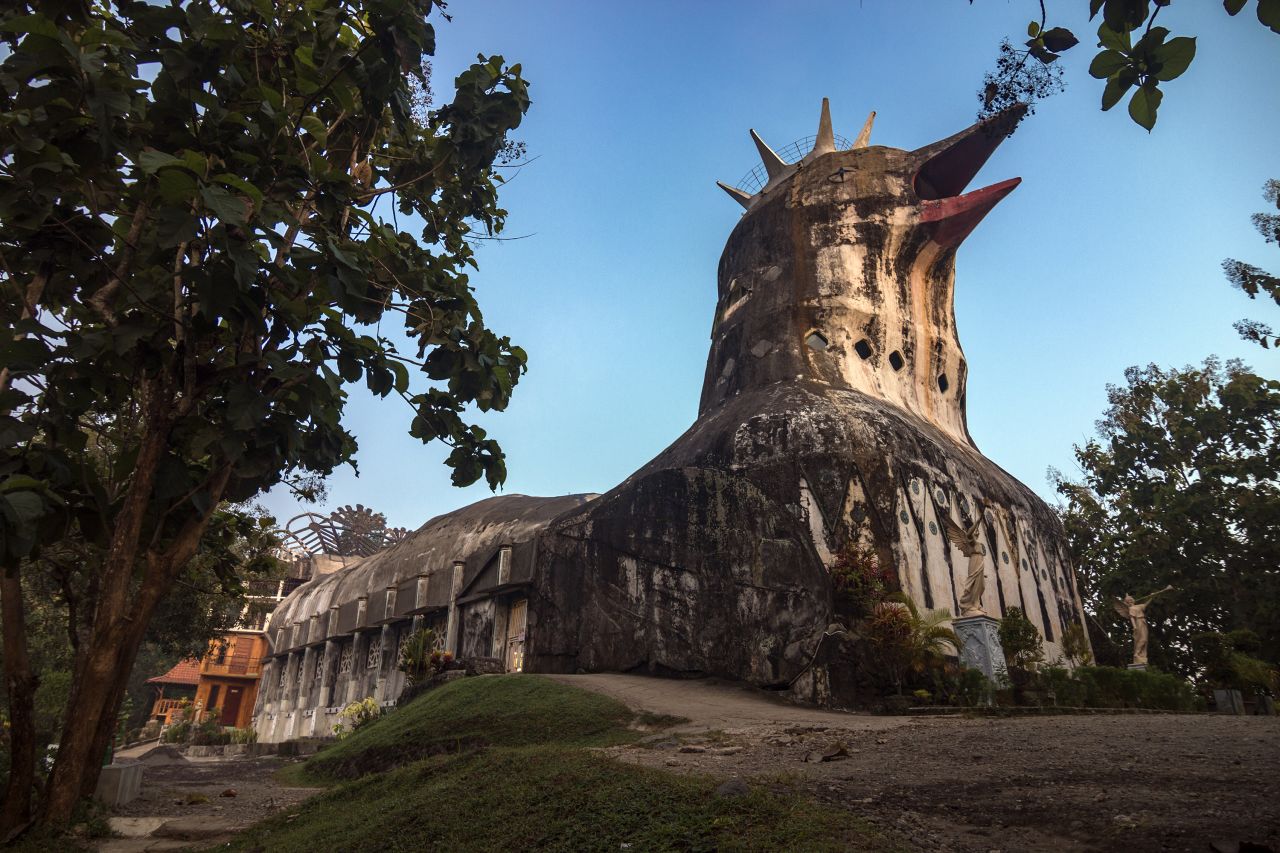 Bukit Rhema, otherwise known as gereja ayam, was initially envisioned to look like a dove.