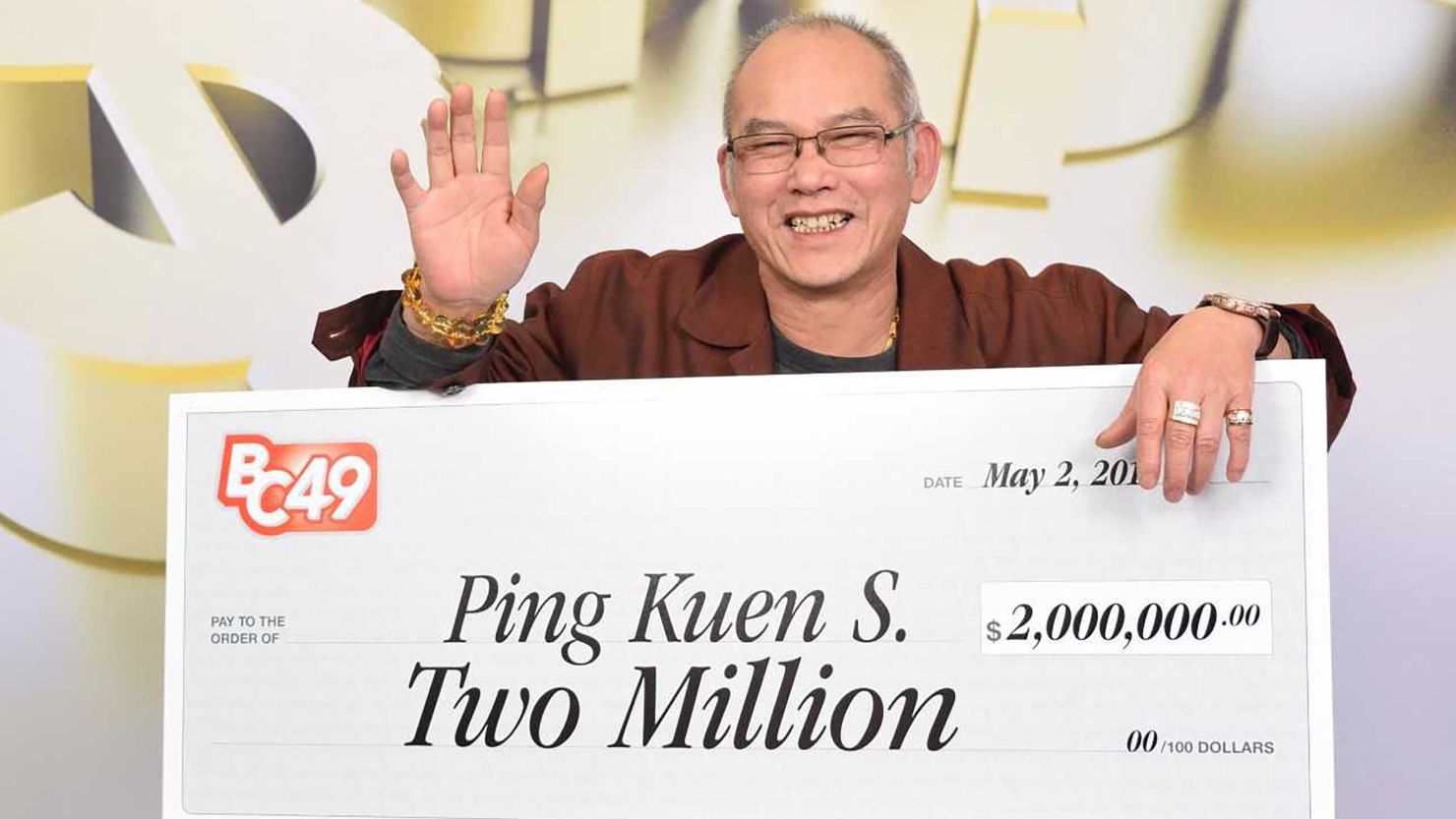 Ping Kuen Shum, had a birthday, retired and became a millionaire on the same day. 