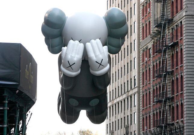 In 2012, a KAWS balloon was included in the Annual Macy's Thanksgiving Day Parade -- a major event in New York City. 