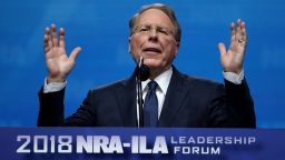 DALLAS, TX - MAY 04:  NRA Executive Vice President, Wayne LaPierre speaks at the NRA-ILA Leadership Forum during the NRA Annual Meeting & Exhibits at the Kay Bailey Hutchison Convention Center on May 4, 2018 in Dallas, Texas.  The National Rifle Association's annual meeting and exhibit runs through Sunday.  (Photo by Justin Sullivan/Getty Images)