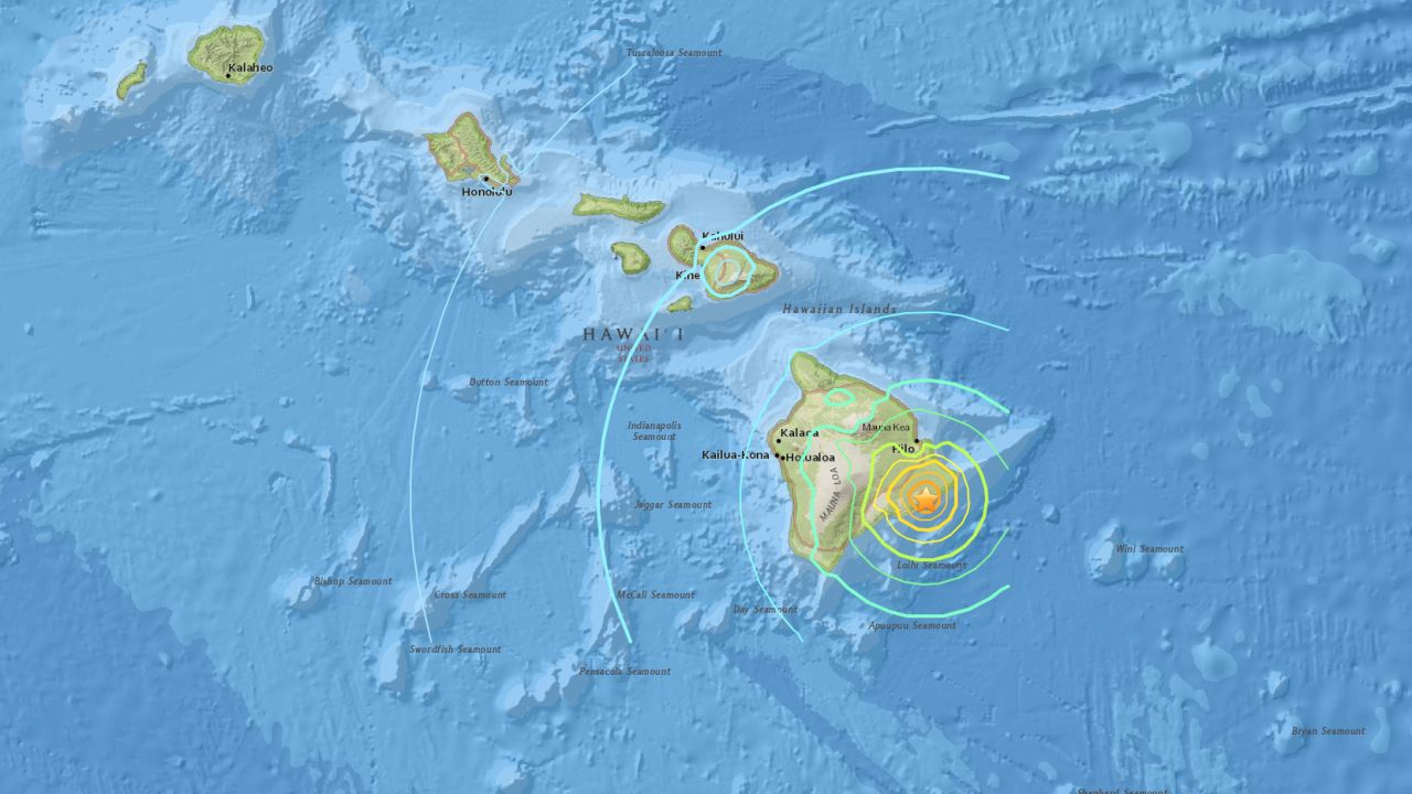 Earthquake hilo hawaii now