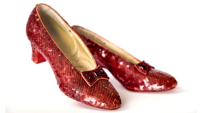 <strong>Click your heels: </strong>This original pair of Dorothy's ruby slippers was worn by Judy Garland in "The Wizard of Oz."