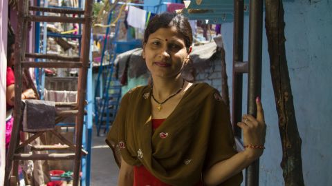 Lalita Gola, 39, housewife in Laxmi Nagar slum