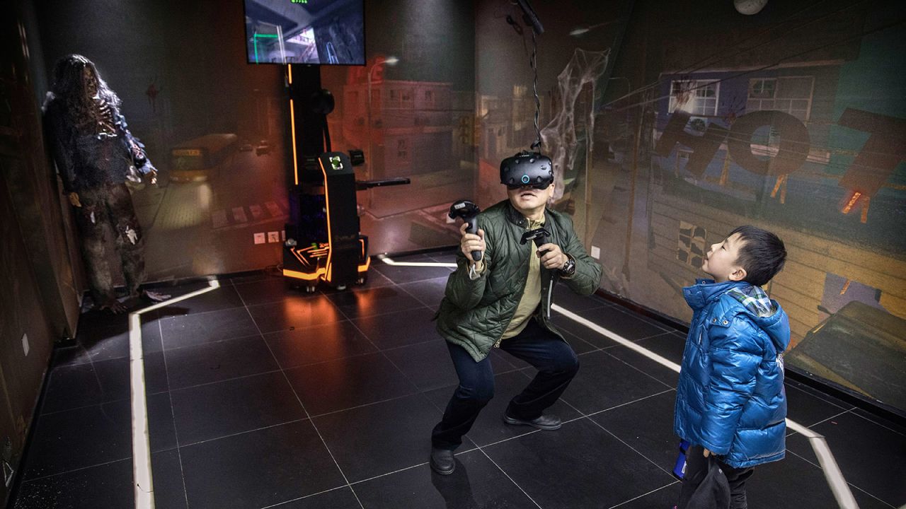 <strong>China's first VR park: </strong>The Oriental Science Fiction Valley, located just outside of Guiyang, features 35 virtual reality attractions ranging from roller coasters to sci-fi simulators and interactive shooting rides. 