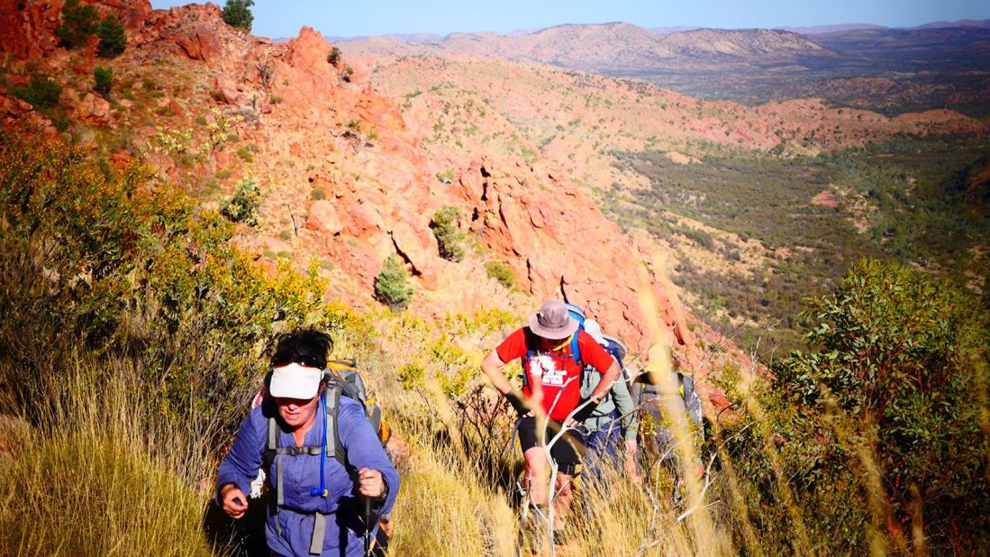 <strong>A fund-raising event: </strong>Around 30 participants are joining this year's Larapinta Extreme Walk, with a target of raising more than $100,000 AUD (or $75,000).