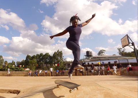 The region's biggest skate park was built by local skateboarders in partnership with NGO Skate Aid. 