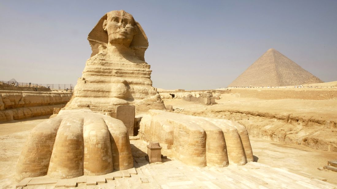 <strong>Sphinx, Egypt:</strong> With the body of a lion and human head, this ancient colossus is still enveloped in mystery. 