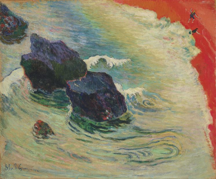 "La Vague" is thought to be one of the most original seascapes in Western art. Estimate: In the region of $18 million. Sold: $35,187,500