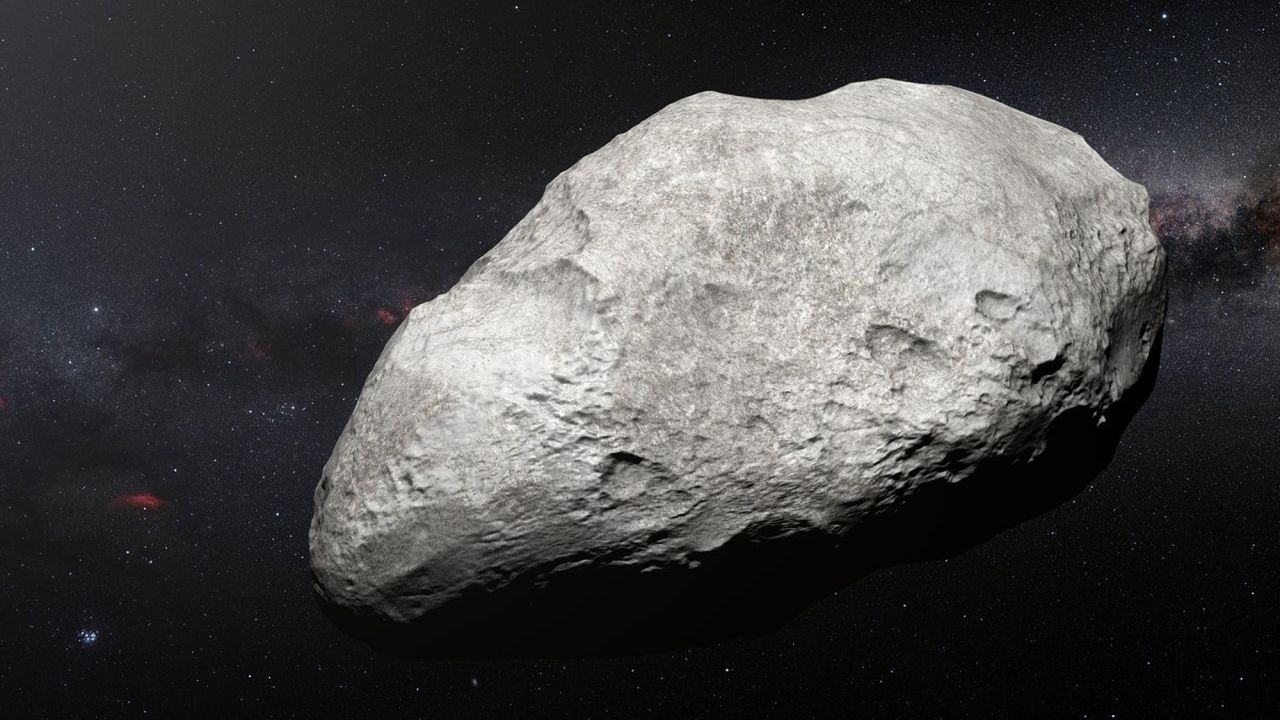2004 EW95 is the first carbon-rich asteroid confirmed to exist in the Kuiper Belt and a relic of the primordial solar system. This curious object probably formed in the asteroid belt between Mars and Jupiter before being flung billions of miles to its current home in the Kuiper Belt.