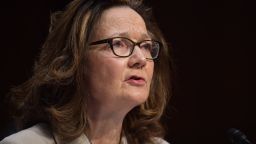 Gina Haspel testifies before the Senate Intelligence Committee on her nomination to be the next CIA director in the Hart Senate Office Building on Capitol Hill in Washington, DC on May 9, 2018. (Photo by MANDEL NGAN / AFP)        (Photo credit should read MANDEL NGAN/AFP/Getty Images)
