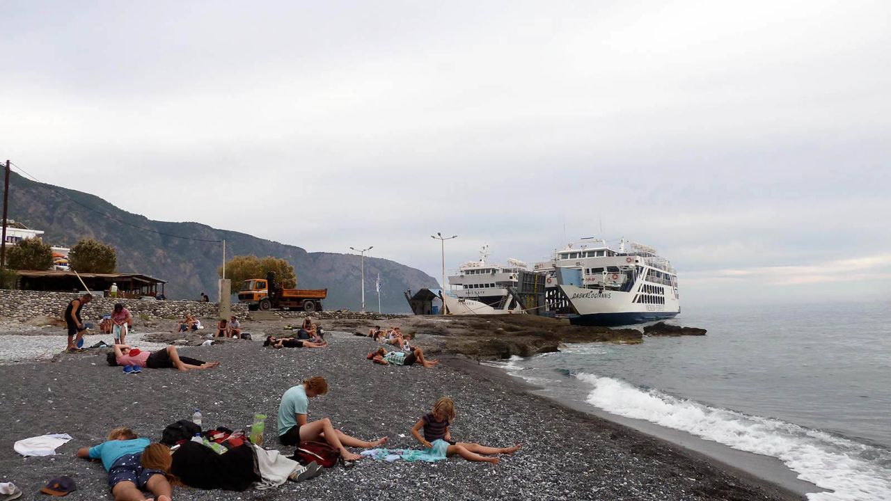 The only way to get home is by boat.