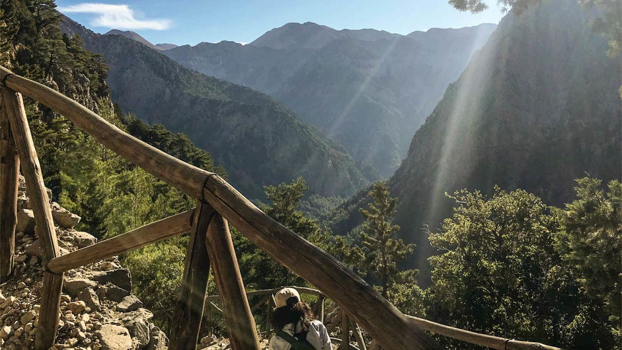 The steepest part of the trek is at the beginning. 
