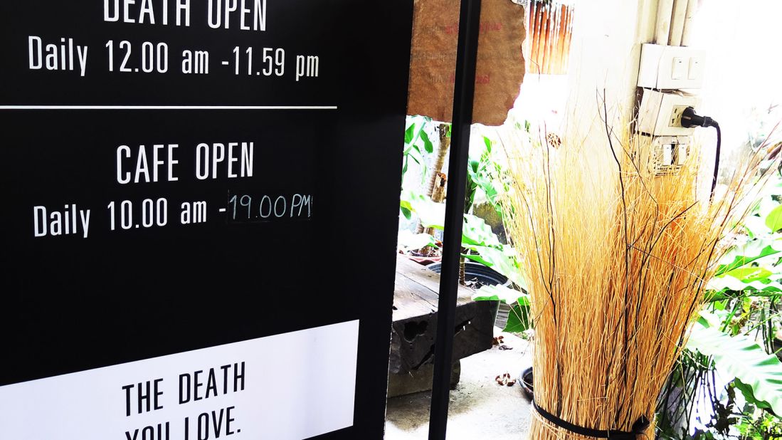 <strong>Opening hours: </strong>Though death awaits any time of day, the cafe is only open from 10 a.m. to 7 p.m.