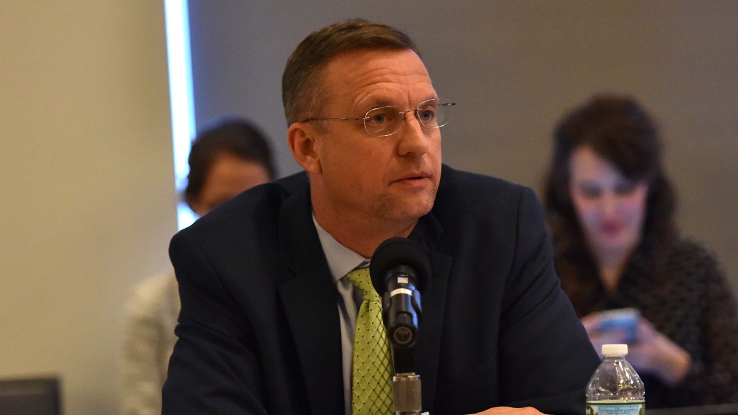 Doug Collins participates in the  60th Annual GRAMMY Awards - House Judiciary Hearing at Fordham Law School on January 26, 2018 in New York City. 