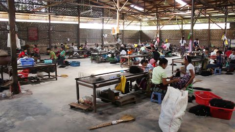 A hair-sorting factory in Mandalay, Myanmar.