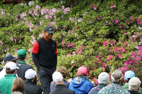 Tiger Woods starts as one of the favorites but finishes tied 32nd in his first Masters for three years.