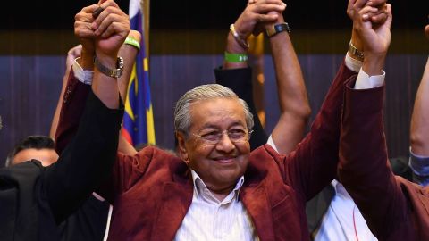 Malaysia's opposition alliance headed by veteran ex-leader Mahathir Mohamad, 92, has won a historic election victory, official results showed on May 10, 2018, ending the six-decade rule of the Barisan Nasional (BN) coalition. 