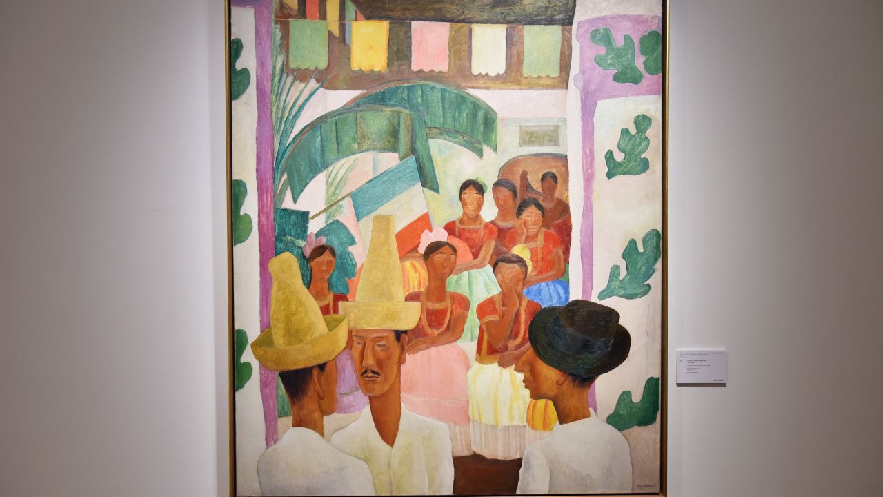 The Rivals by Diego Rivera